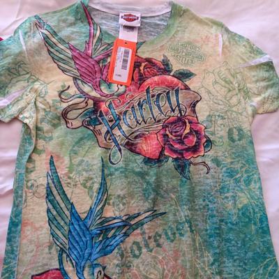 3 LADIES HARLEY DAVIDSON SHIRTS SIZE XL