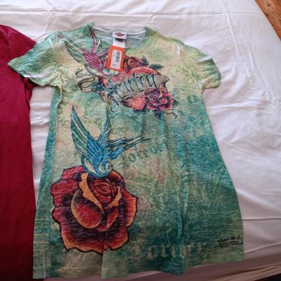 3 LADIES HARLEY DAVIDSON SHIRTS SIZE XL