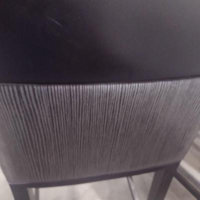 Set of Three Commercial Grade Bar Stools with Padded Seat and Back