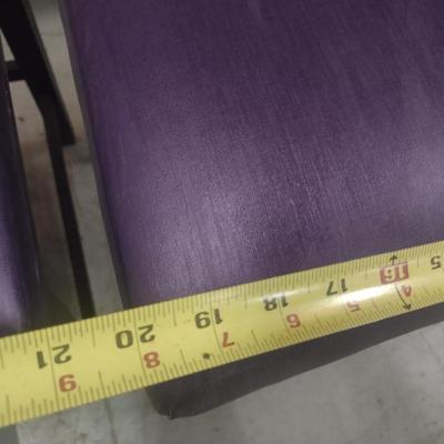 Set of Three Commercial Grade Bar Stools with Padded Seat and Back