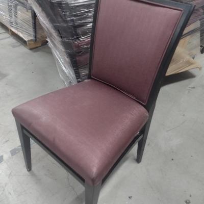 Set of Four Commercial Grade Kellex Brand Cushioned Seat and Back Dining Chairs Choice B