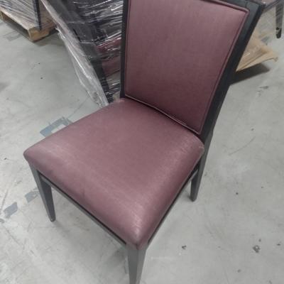 Set of Four Commercial Grade Kellex Brand Cushioned Seat and Back Dining Chairs Choice B