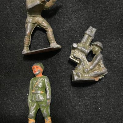 1930’s Barclay Lead Metal Toy Soldiers