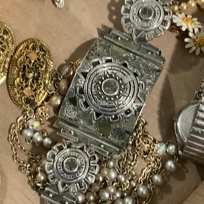 B56-sterling bracelet with additional jewelry