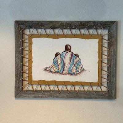 NATIVE AMERICAN THEMED NEEDLEPOINT
