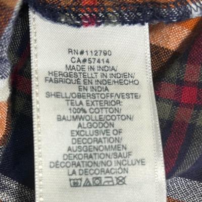 True Religion Men’s 2XL L/S Plaid