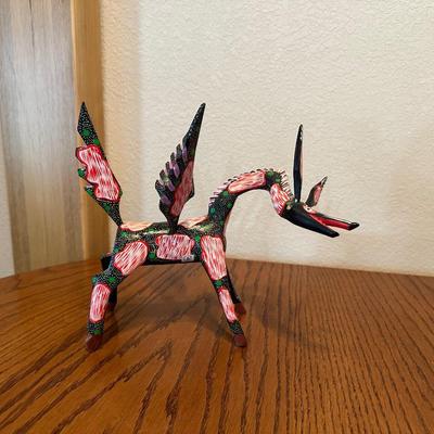ALEBRIJE - WOOD CARVED AND HAND PAINTED