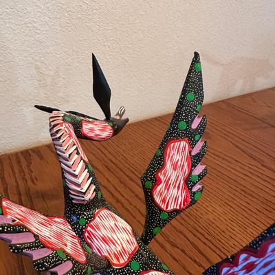 ALEBRIJE - WOOD CARVED AND HAND PAINTED