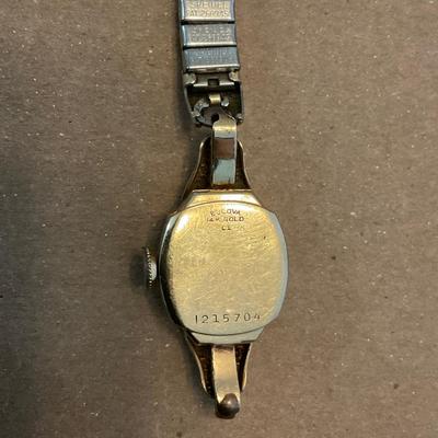 B73-Bulova (broken) stamped 14K