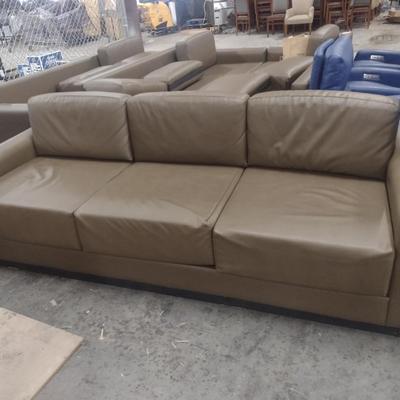 Commercial Grade Oversized Three Cushion Couch Choice A