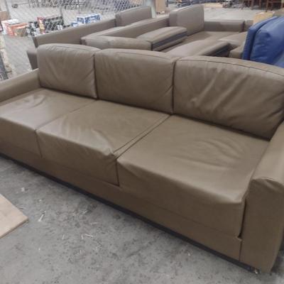 Commercial Grade Oversized Three Cushion Couch Choice A