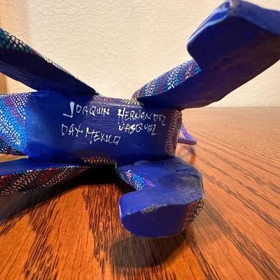 OAXACAN ALEBRIJE - WOOD CARVED, HAND PAINTED AND SIGNED
