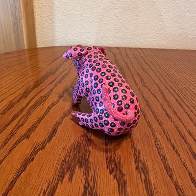 SIGNED WOOD CARVED AND HAND PAINTED - OAXACAN ALEBRIJES
