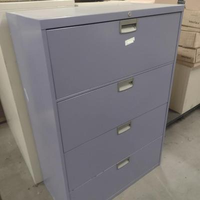 Commercial Heavy Duty Four Drawer Filing Cabinet Choice A