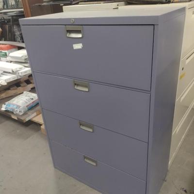 Commercial Heavy Duty Four Drawer Filing Cabinet Choice B