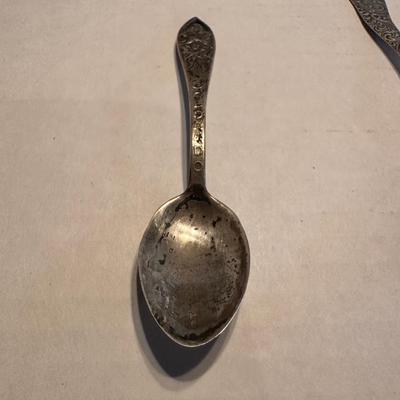 VINTAGE STERLING SILVER SPOONS
