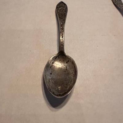VINTAGE STERLING SILVER SPOONS