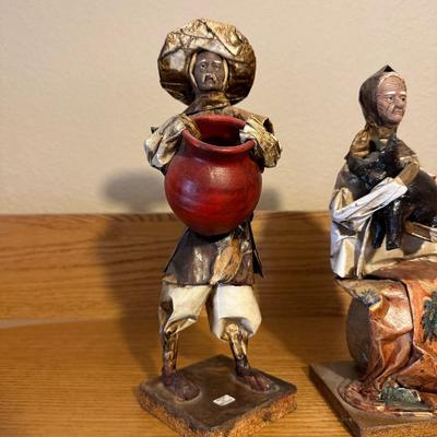 MEXICAN FOLK ART, PAPIER-MÂCHÉ VILLAGERS