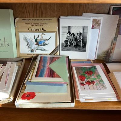 A NICE VARIETY OF GREETING CARDS AND STATIONARY