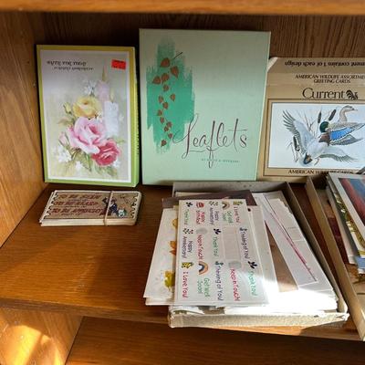 A NICE VARIETY OF GREETING CARDS AND STATIONARY