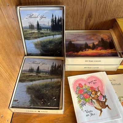 A NICE VARIETY OF GREETING CARDS AND STATIONARY