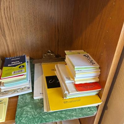 AN ASSORTMENT OF OFFICE SUPPLIES, AND STATIONARY
