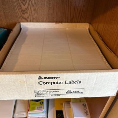 AN ASSORTMENT OF OFFICE SUPPLIES, AND STATIONARY