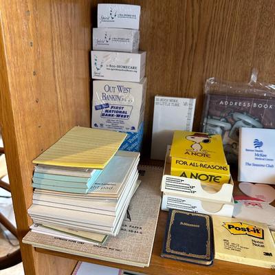 AN ASSORTMENT OF OFFICE SUPPLIES, AND STATIONARY