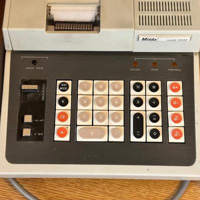 MIIDA ELECTRONIC PRINTING CALCULATOR AND CANON COMPACT PORTABLE LASER COPIER