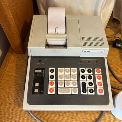 MIIDA ELECTRONIC PRINTING CALCULATOR AND CANON COMPACT PORTABLE LASER COPIER