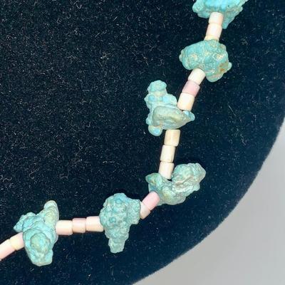 Vintage Native American Turquoise Necklace