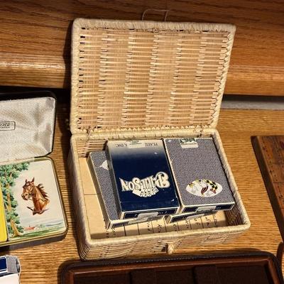 MANY DECKS OF CARDS, BACKGAMMON AND HANDHELD SLOT GAMES