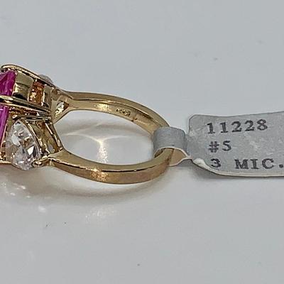 Pink Costume Jewelry Ring - Suzanne Somers Collection