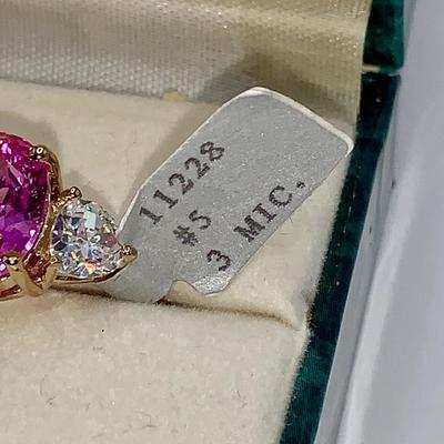 Pink Costume Jewelry Ring - Suzanne Somers Collection