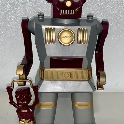 Original 1960’s Robert and Son Robot With Box by Marx