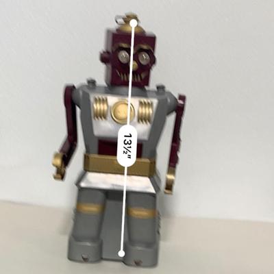 Original 1960’s Robert and Son Robot With Box by Marx