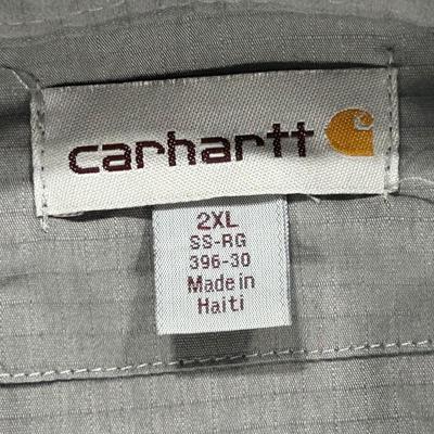 Carhartt Men’s 2XL Ripstop Button Up S/S Shirt