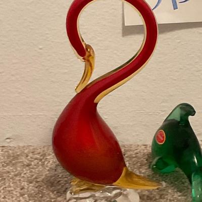 D43-Glass animal Duo