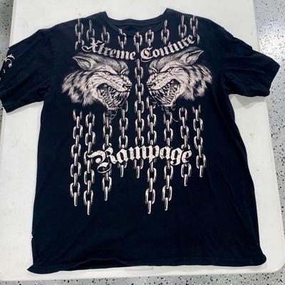 Xtreme Couture Rampage Tee Shirt, Size XL