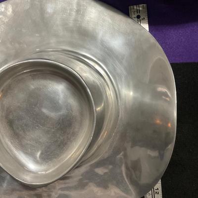 Large Silver Cowboy Hat