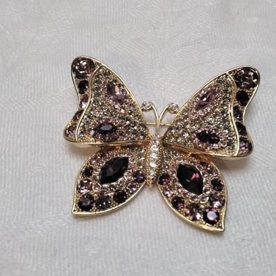 Vintage Brook Brothers Butterfly Brooch