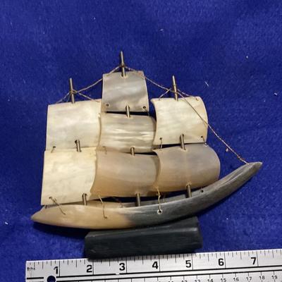 Bone Ship Sculpture