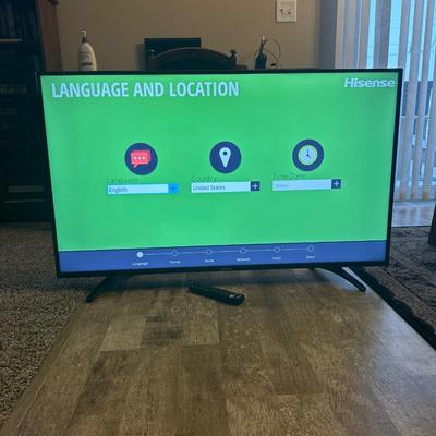 Hisense 55” tv