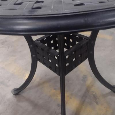 Cast Aluminum Patio Side Table 30" Choice A