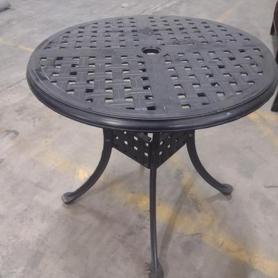 Cast Aluminum Patio Side Table 30" Choice A