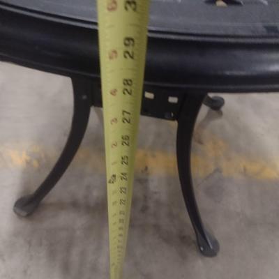 Cast Aluminum Patio Side Table 30" Choice B