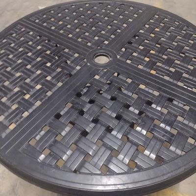Cast Aluminum Patio Side Table 36" Choice A