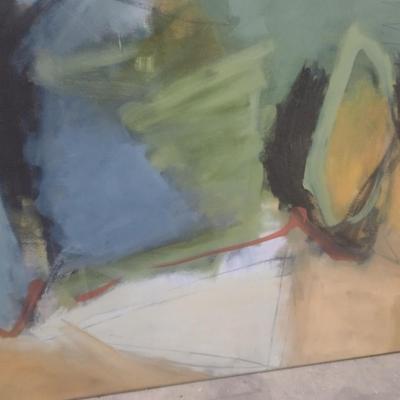 Large Abstract Art Print on Canvas 4'x4' Choice A