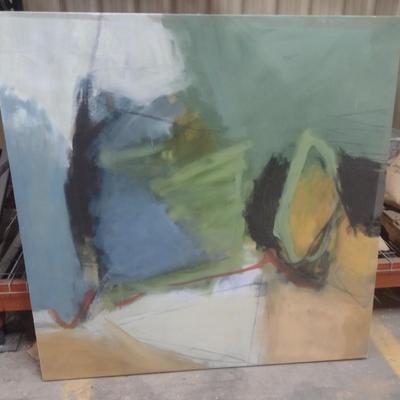 Set of Four Large Abstract Art Print on Canvas 4'x4' Choice F