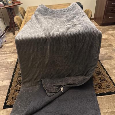 King Size Fleece Down Alternative Filled Blanket